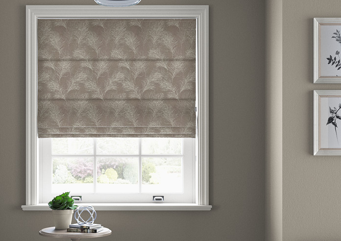 Feather, Coffee - Roman Blind - Image 3